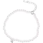 Silenti Jewelry Сребърна гривна за крак "Перла