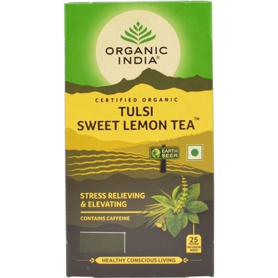Organic India Tulsi Sladký Citron čaj porcovaný 25 porcí