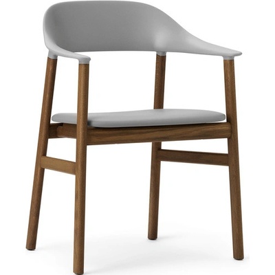 Normann Copenhagen Herit Armchair Spectrum Leather sivá / dymový dub