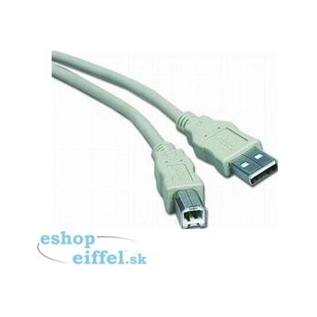 PremiumCord kábel USB 2.0, A-B, 5m