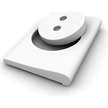 Pavax Bazénový lem Skimmer malý 48,5x32 - Ø23cm, umělý pískovec bílý