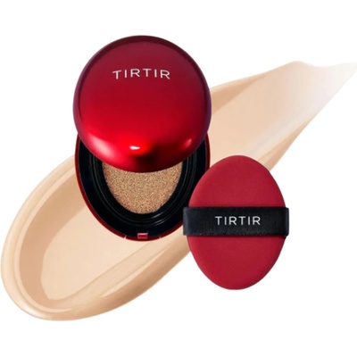Tirtir Mask Fit Red Cushion Mini dlhotrvajúci make-up v hubke s vysokou UV ochranou 23N Sand 4,5 g