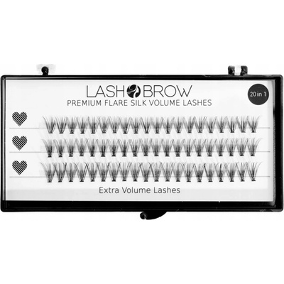 Lash Brow Premium Flare Silk Lashes umělé Extra Volume