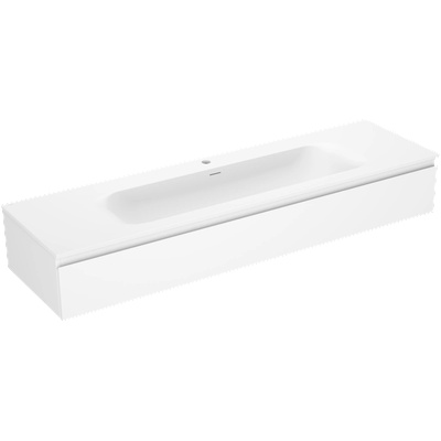 Mexen Orio шкаф за баня 160 см с мивка Vela, 1 чекмедже, бял мат - 91A10-16023-1-BF01-W23M01 (91A10-16023-1-BF01-W23M01)