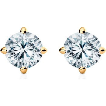 SAVICKI Обеци The Light: злато, лабораторни диаманти