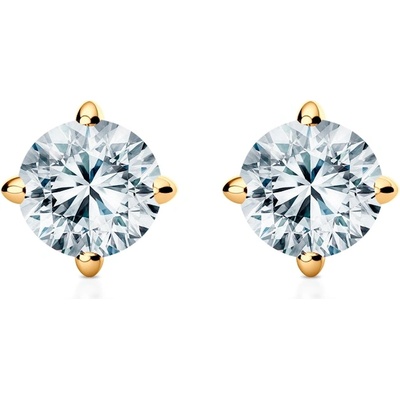 SAVICKI Обеци The Light: злато, лабораторни диаманти