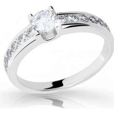 Cutie Jewellery prsten z bílého zlata se zirkony Z688546 10 X 2