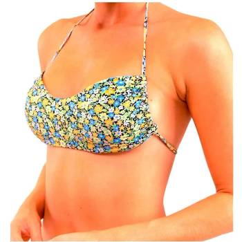 RHYTHM Carrie Tan Line Bandeau bikini top - Black (Black)