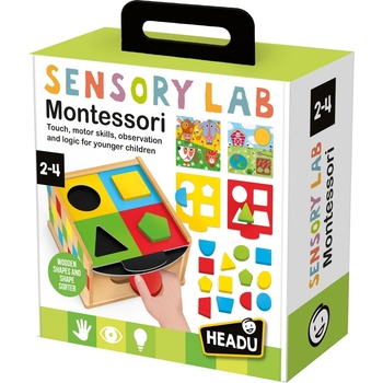 Headu Образователен комплект Headu - Montessori, Сензорна лаборатория (HMU57861)