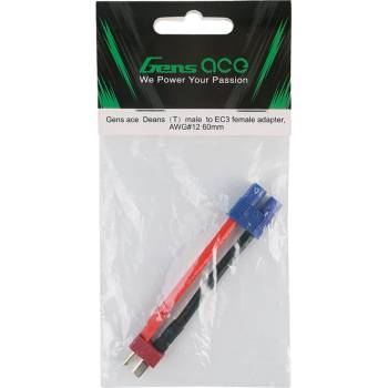 Gens ace tattu Адаптер преходник Deans T конектор мъжки male към EC3 женски female adapter GEADM2E3F (GEADM2E3F)