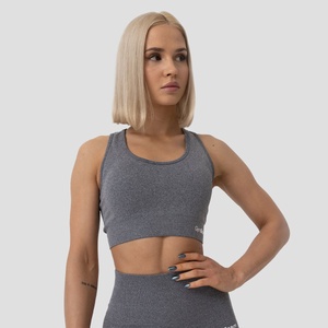 GymBeam Спортен сутиен FLO Grey M