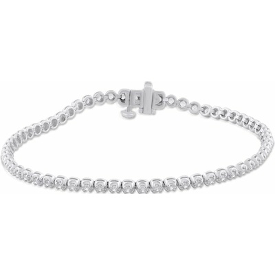 Eppi Zlatý tenisový náramek s lab-grown diamanty Mia BR49396