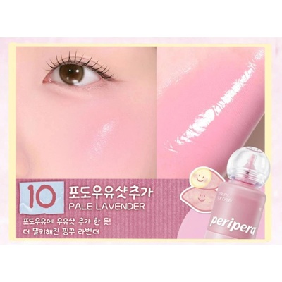 Peripera Syrupy Tok Cheek10 Pale Lavender prirodzená lícenka pre svieži vzhľad 9 g