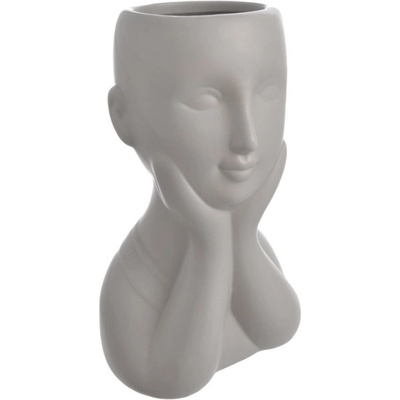 Keramický obal na květiny busta 21 cm 60CAN19B101-1_BE