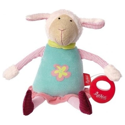 Sigikid - Мека музикална играчка - Розова овчица (41356)