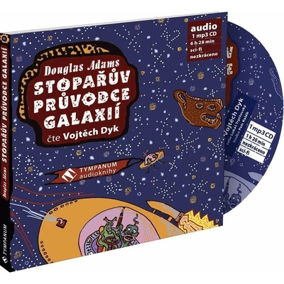 Stopa řův průvodce galaxií 1xaudio na cd - mp3 - Douglas Adams
