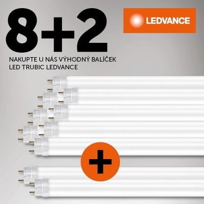 Ledvance LED trubice zářivka SubstiTUBE ENTRY T8 EM 120cm 16W (36W) 4000K neutrální bílá G13 výhodné balení 8+2ks