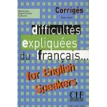 Difficultes Expliquees Du Francais...for English Speakers