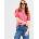 GAP Тениска с дантелени ръкави GAP GAP | Rozov | ЖЕНИ | XXS