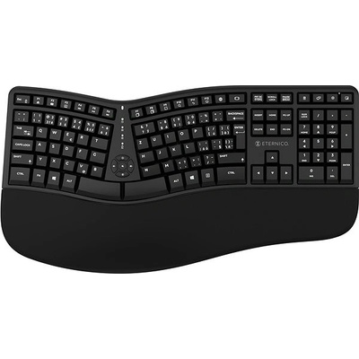 Eternico Ergonomic Keyboard wireless KS2450 AET-KS2450CSBN – Zboží Živě