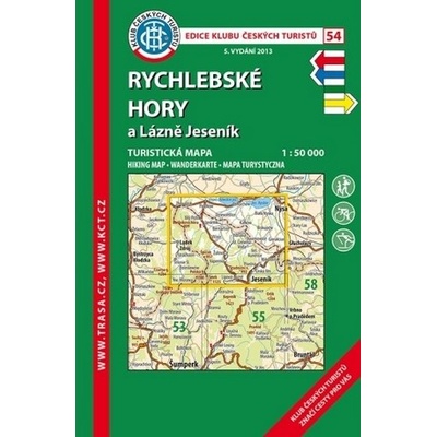 Rychlebské hory a Lázně Jeseník 1:50 000 turistická mapa