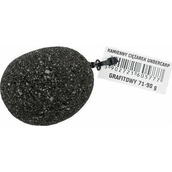 UnderCarp Závažie z kameňa Očko Obratlík Grafit 71-90g