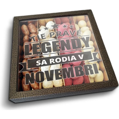 Sablio Mandle v čokoláde Tie pravé legendy sa rodia v novembri 4 x 80 g