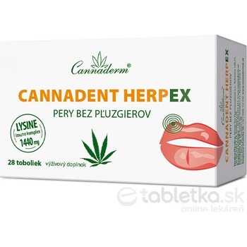 Cannaderm CANNADENT HERPEX 28 kapsúl