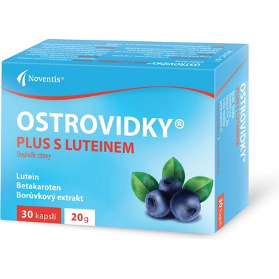 Noventis Ostrovidky Plus s luteinem 30 kapslí