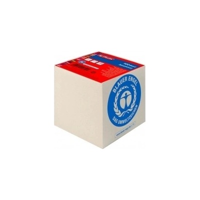HERLITZ Blok kocka lepená Herlitz 90x90x90mm recyklovaná biela