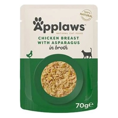 Applaws Cat kapsa Adult Broth kuř.prsa s chřestem 70 g