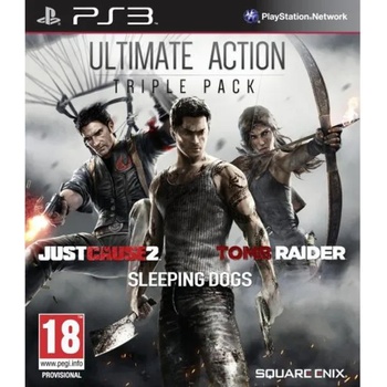 Square Enix Ultimate Action Triple Pack: Just Cause 2 + Sleeping Dogs + Tomb Raider (PS3)