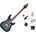 Cort KX300 Premium SET Open Pore Cobalt Burst Електрическа китара