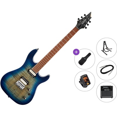Cort KX300 Premium SET Open Pore Cobalt Burst Електрическа китара
