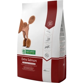 Image 1 of AKVATERA Nature's Protection DOG - Extra Salmon, висококачествена храна за пораснали кучета над 1 година, от всички породи със сьомга, подходяща за чувствителен стомах, Литва - 2 кг