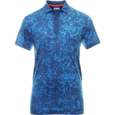 Callaway Mens All Over Abstract Camo Printed Polo limoges