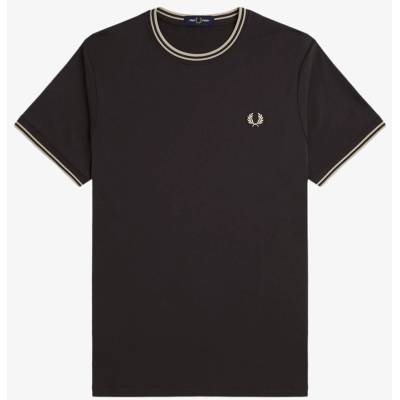Fred Perry Тениска Fred Perry Twin Tipped T-Shirt - Anchor Grey V56