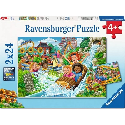 RAVENSBURGER Zábavní park 2x24 dílků