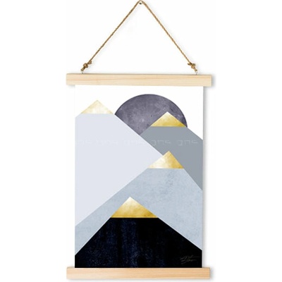Závesné plátno na stenu Tight Nothing / Dan Johannson a rámy - 30x45 cm – prírodný rám