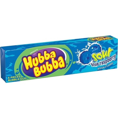 Hubba Bubba kyselé žvýkačky s příchutí modré maliny 40 g