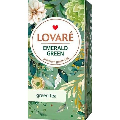 Lovare zelený porc.čaj Emerald Green 24 x 1,5 g