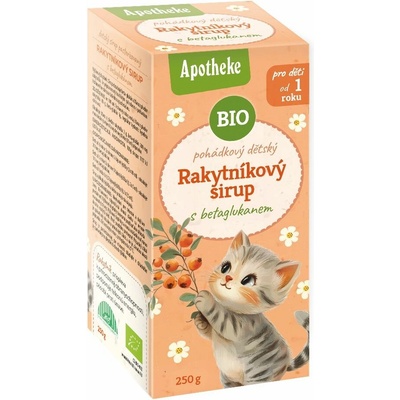 Apotheke Sirup dětský rakytníkový s betaglukanem 250 g