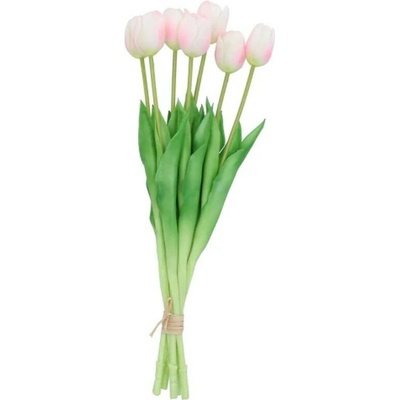 Kytica 7ks ružových realistických tulipánov Tulips - 43cm - daan kromhout
