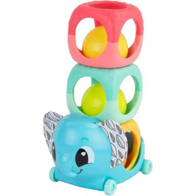 Lamaze Toys Бебешка играчка Lamaze - Слонче с блокчета за подреждане (L27464)