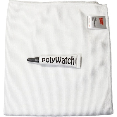PolyWatch Полиращ крем PolyWatch за акрилни часовници с микрофибърна кърпа