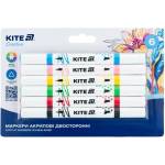 Kite Акрилен маркер Kite Creative Duo 6цв (1605076-K-1293)