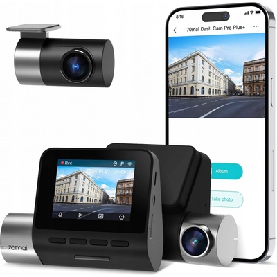 70mai Dash Cam Pro Plus+ A500S sada se zadní kamerou