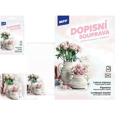 MFP paper Dopisní papír barevný LUX 5+10 (Květy) 5550372