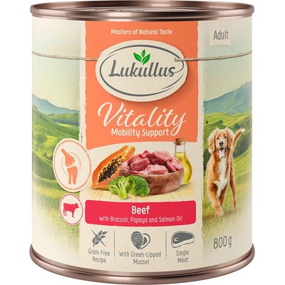 Lukullus Vitality Mobility Care hovädzie 6 x 800 g