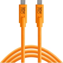 Tether Tools CUC15-ORG USB-C na USB-C, 4,6m, oranžový